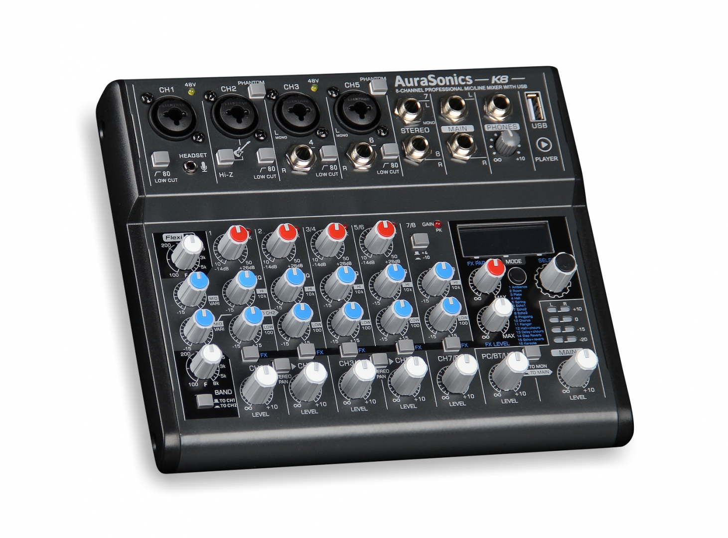 AuraSonics K8 компактный микшерный пульт в Норильске
