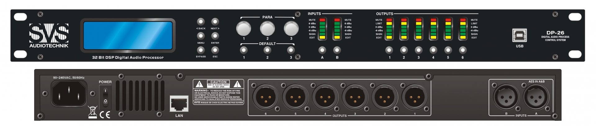 SVS Audiotechnik DP-26 Цифровой процессор: 2 входа 6 выходов в Норильске