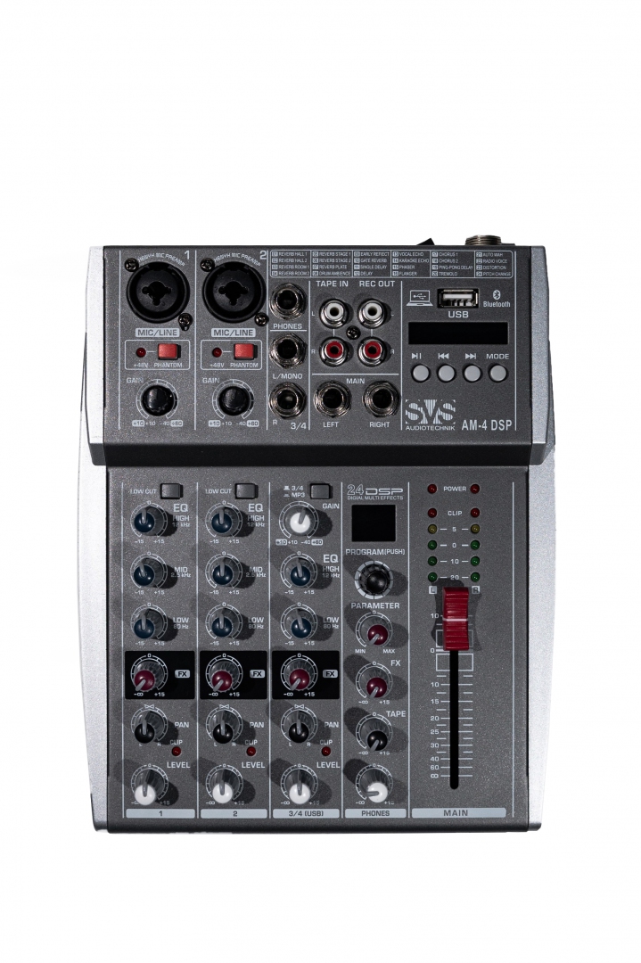 SVS Audiotechnik mixers AM-4 DSP Аналоговый микшерный пульт, 4-канала в Норильске