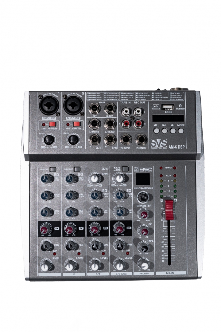 SVS Audiotechnik mixers AM-6 DSP Микшерный пульт аналоговый, 6-канальный SVS Audiotechnik mixers в Норильске