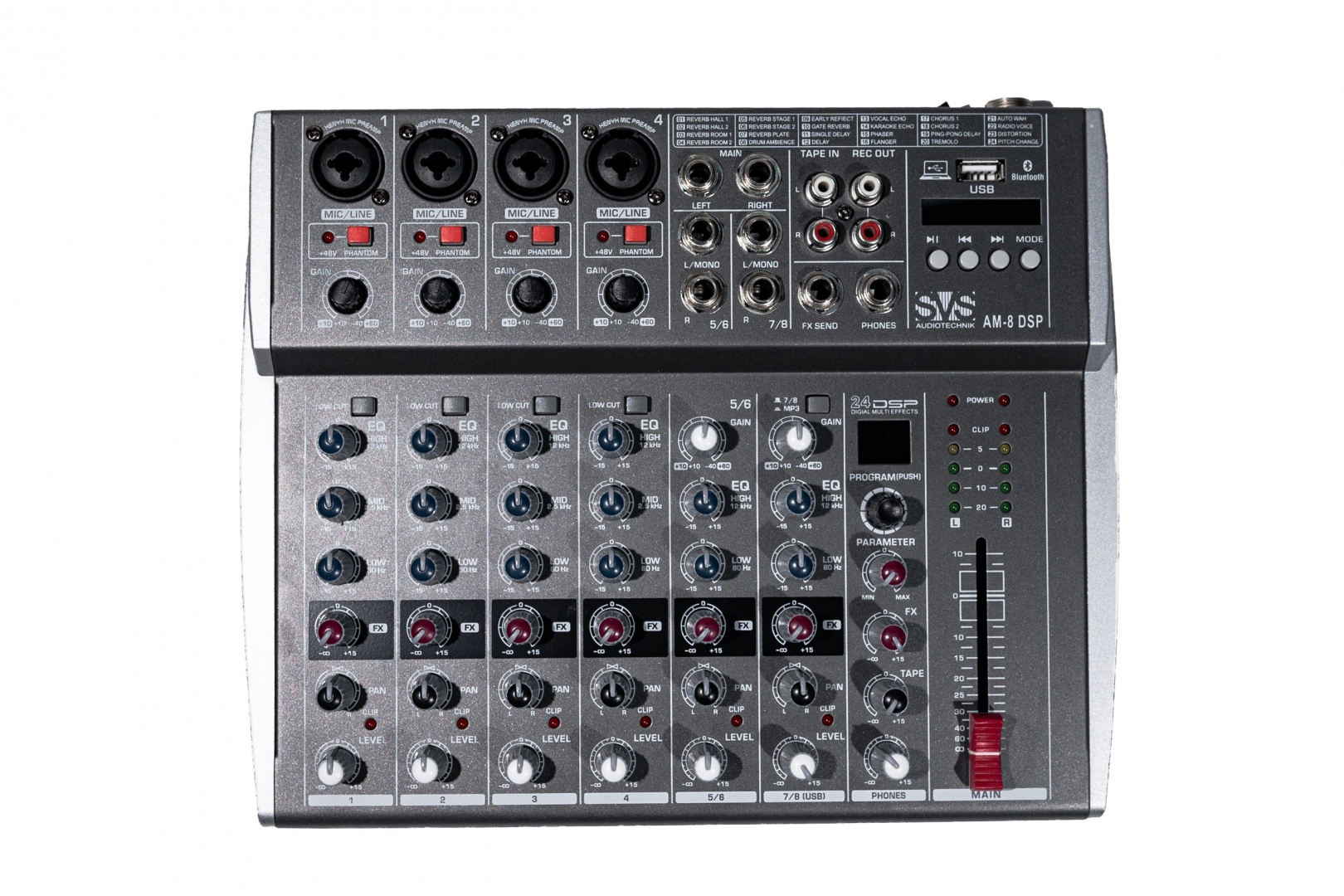 SVS Audiotechnik mixers AM-8 DSP Микшерный пульт аналоговый, 8-канальный в Норильске
